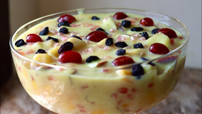 fruit-custard